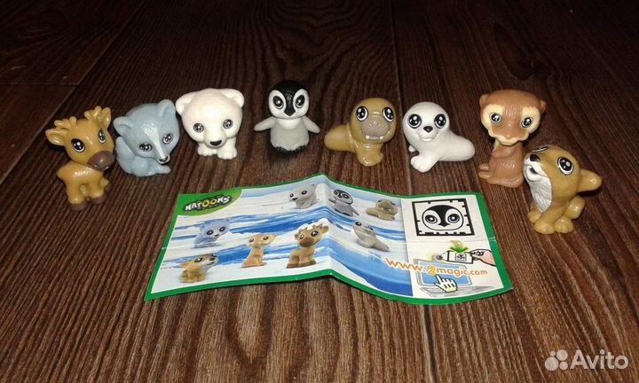 Серии киндер животные разные