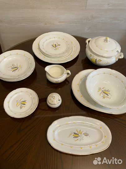 Сервиз столовый зик. Конаково 50-е гг