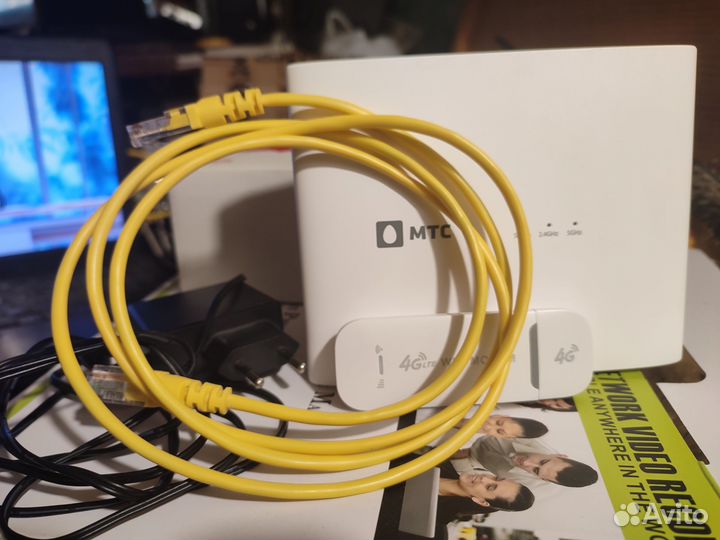 Комплект. 4G модем+WiFi роутер