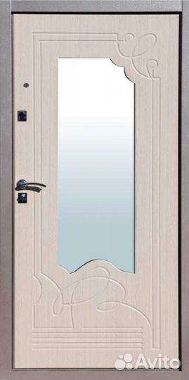 Дверь входная мдф + зеркало вд-25