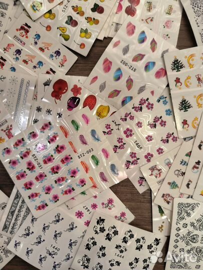 Наклейки для ногтей новые