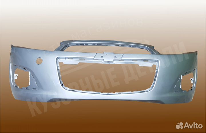 Бампер передний Chevrolet Aveo T300 в цвет