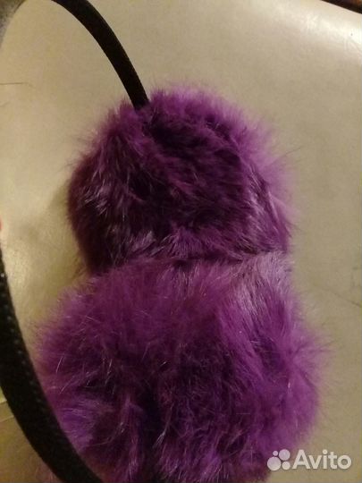 Меховые наушники