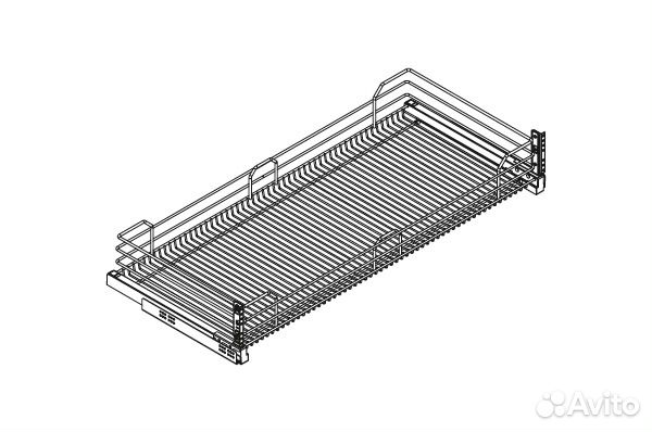 Сетка в базу 1200 выдвижная с доводчиком