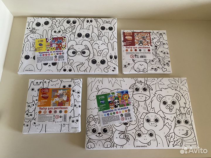 Картины по номерам детские от