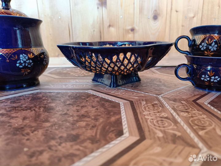 Чайный сервиз СССР cobalt