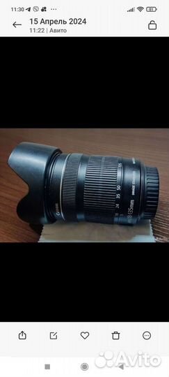 Объектив Canon EF-S 18-135mm f/3.5-5.6 lS STM