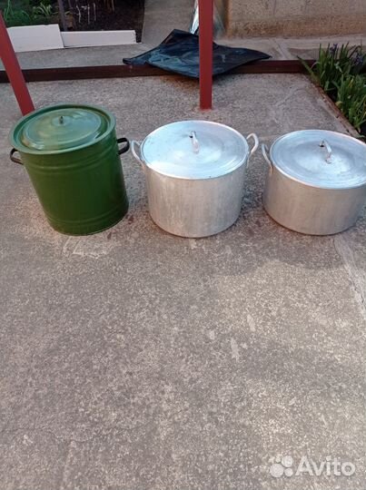 Кастрюли алюминиевые на 50 л