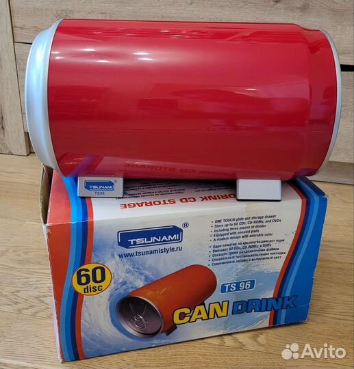 Контейнер-бокс для хранения CD и DVD дисков