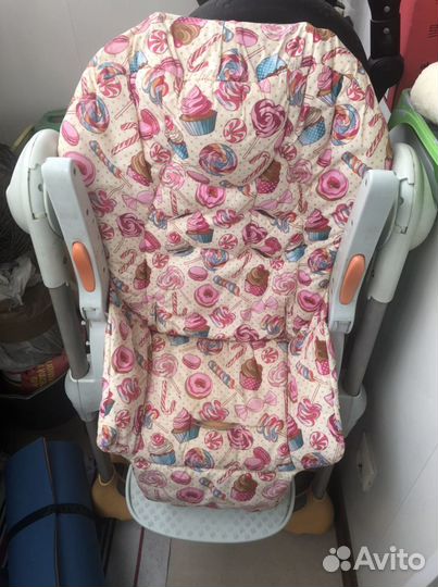 Стульчик для кормления chicco polly