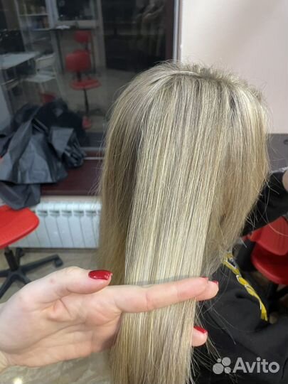 Окрашивание волос на дому