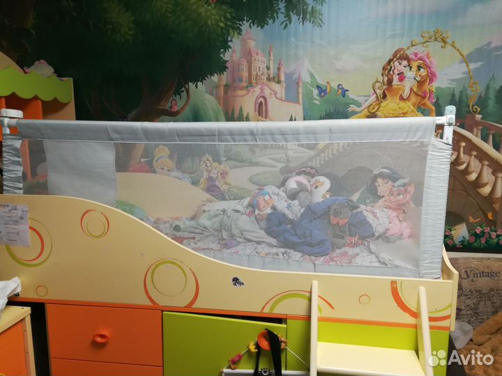 Сетка заградительные для детской кроватки