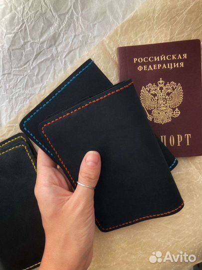 Обложка на паспорт кожа