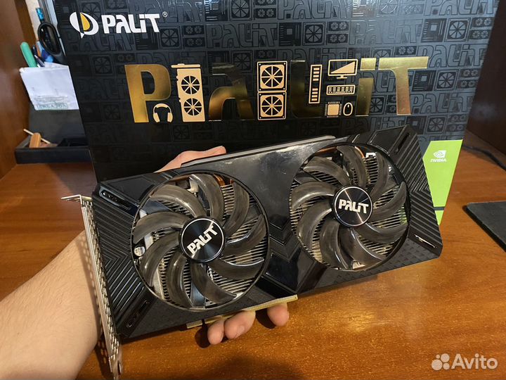 Видеокарта Palit RTX 2060 dual 6gb