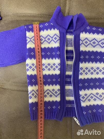 Вязаный костюм детский