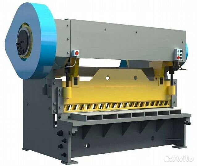 Рубка металла на гильотине