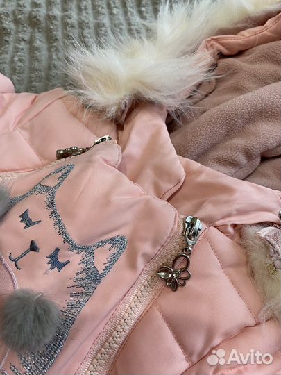 Зимний комбинезон для девочки 80