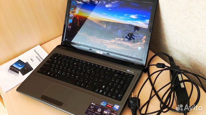 Мощный Игровой Asus A52JU/8ядер i7/10Гб/SSD