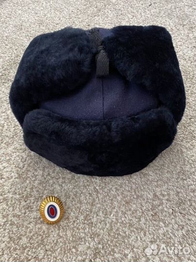 Мужская зимняя шапка, новая (полиция/росгвардия)