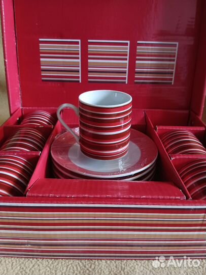 Чайная-кофейная пара набор фарфор