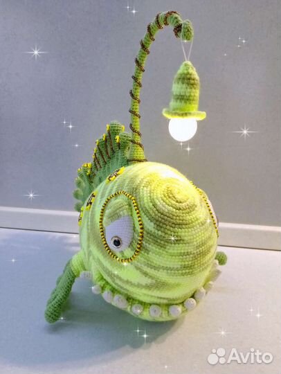 Рыба ночник вязаная