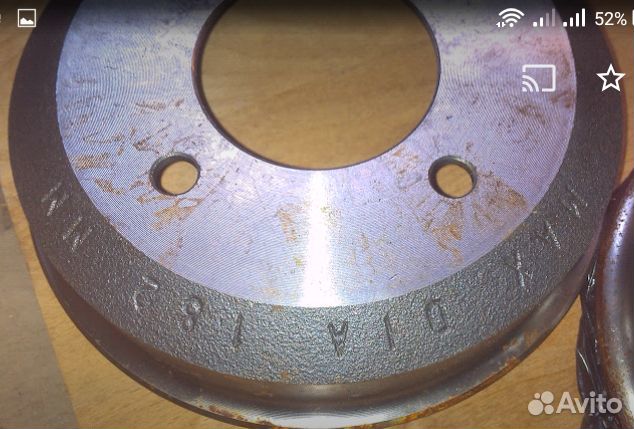 2шт.Задний барабан хендай акцент-1