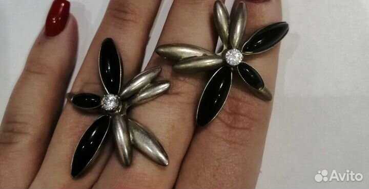Серебряные серьги