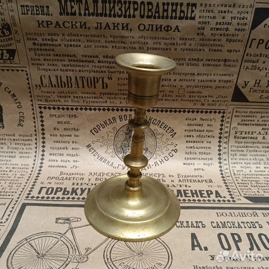 Подсвечник латунный (3)