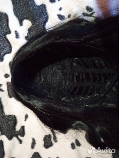 Парик черный на сетке