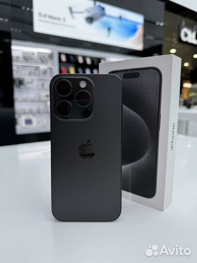 iPhone 15 Pro Max 256 гб черный титан (1sim+eSim)