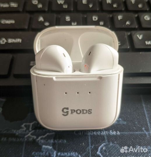 CGpods беспроводные наушники, TWS