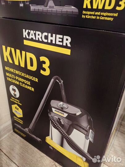 Хозяйственный пылесос Karcher KWD 3 V-15/4/20