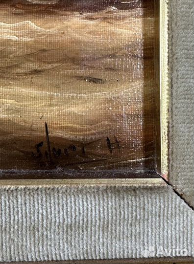 Картина 64Х72 см, Голландия, 50-е годы,масло,холст