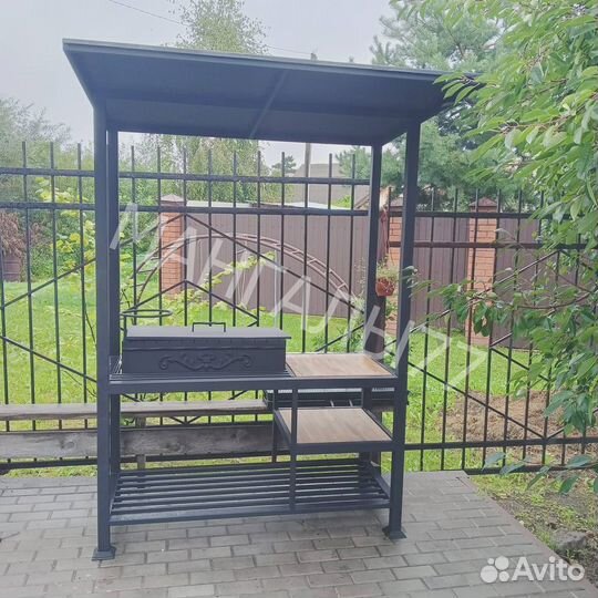 Мангал в стиле лофт