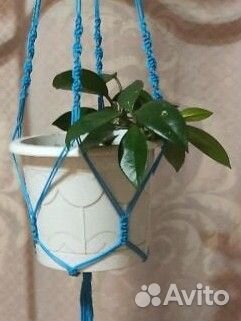 Подвес для кашпо макраме