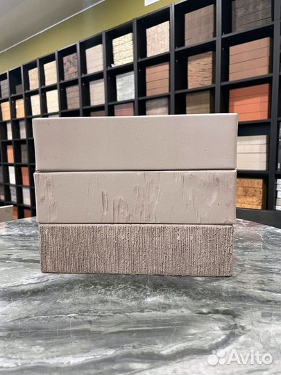 Лицевой кирпич серый скала Железногорский