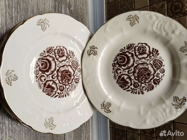 Набор тарелок 6шт, Барановский фарфор