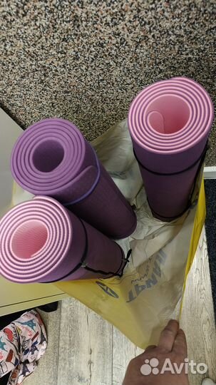 Коврик для йоги и фитнеса