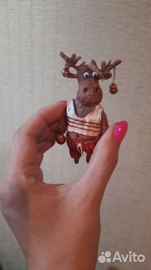 Ватные игрушки на елку