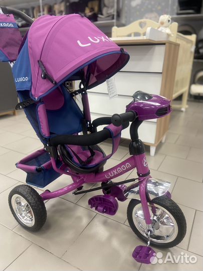 Трехколесный велосипед с родительской ручкой