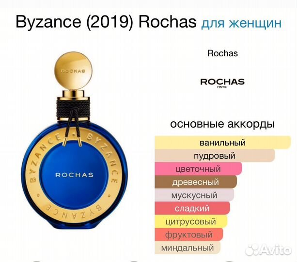 Женские духи Rochas Byzance 40 мл. Оригинал