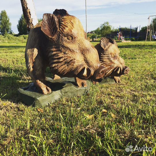 Резьба по дереву,скульптуры