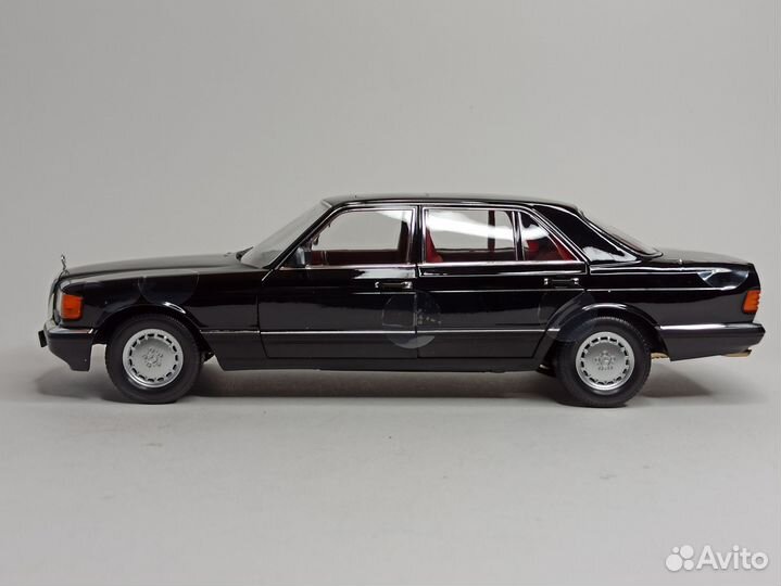 Mercedes 560 Sel Black (W126) Norev 1:18 Раритет