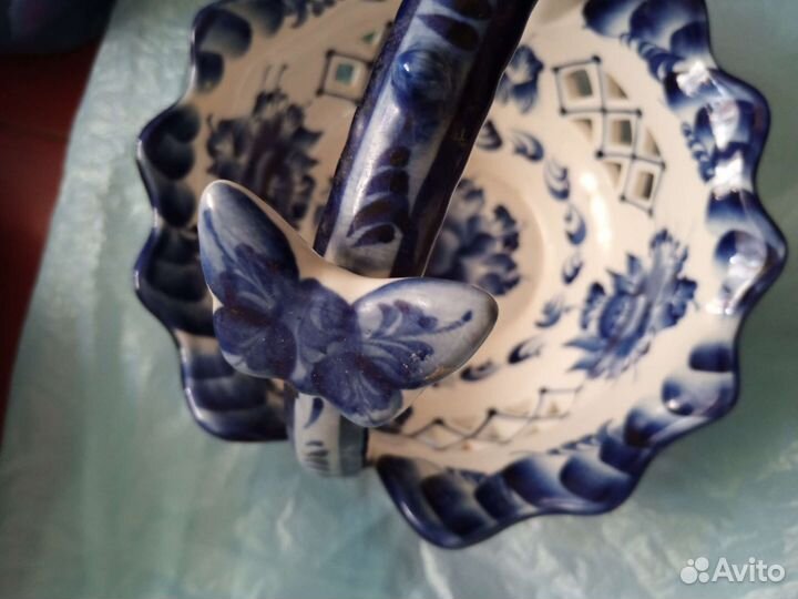 Вазочки Гжель. Времён СССР