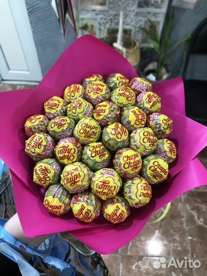 Букет из chupa chups