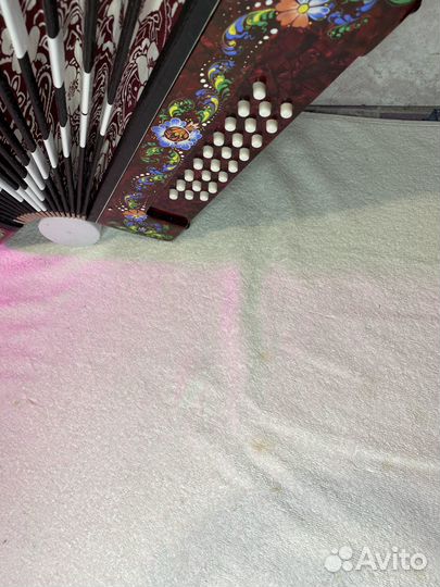 Гармонь Красный перламутр. Шуйская. Шикарная