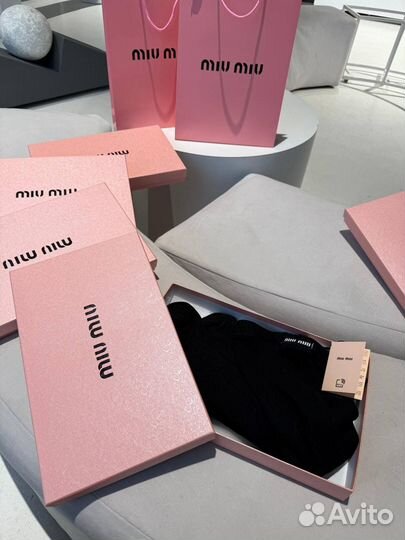 Кашемировые колготки MIU MIU