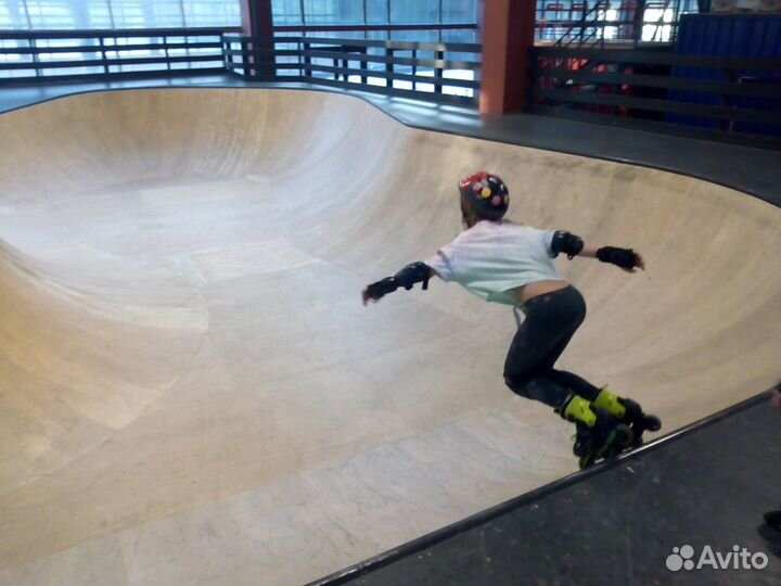 Обучение катанию на коньках, роликах