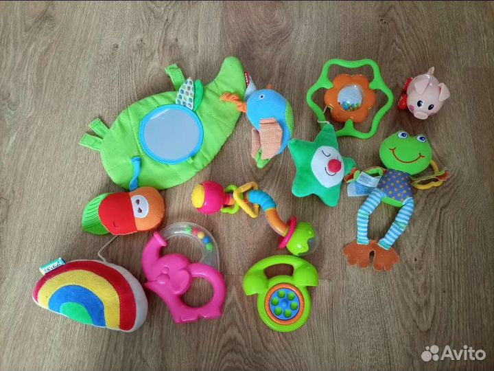 Игрушки погремушки коврик пакетом