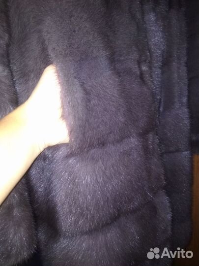 Шуба норковая с капюшоном 42 44 бу